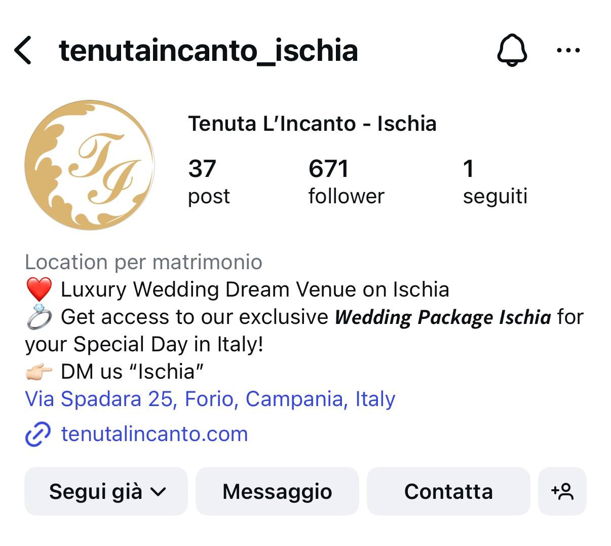 Tenuta L’Incanto Ischia (NA)