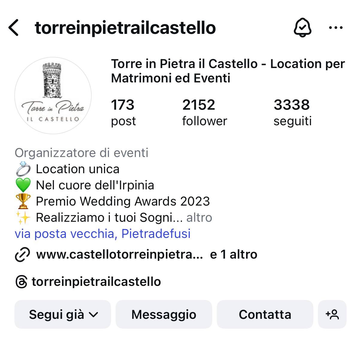 Torre In Pietra - Il Castello Pietradefusi (AV)