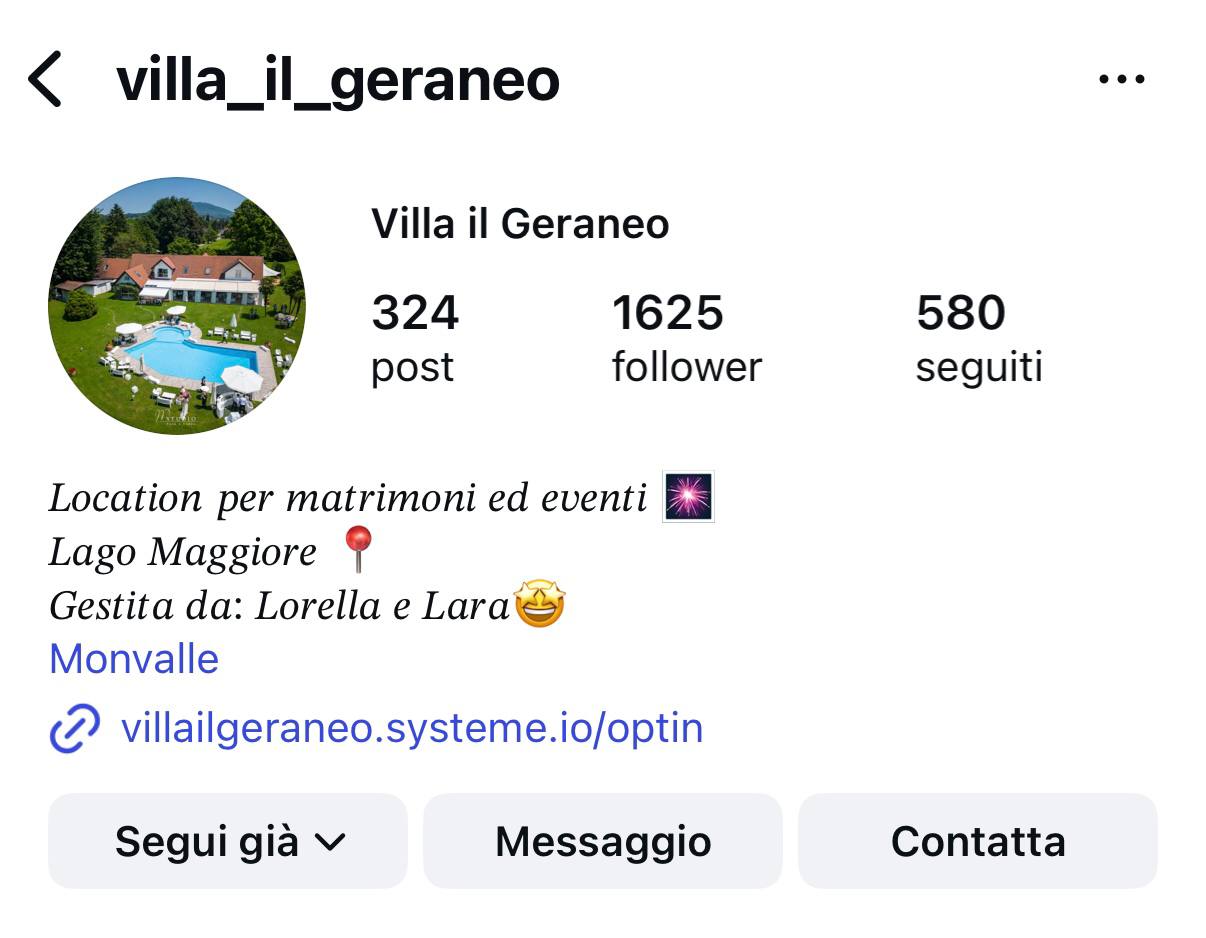 Villa Il Geraneo Monvalle (VA)