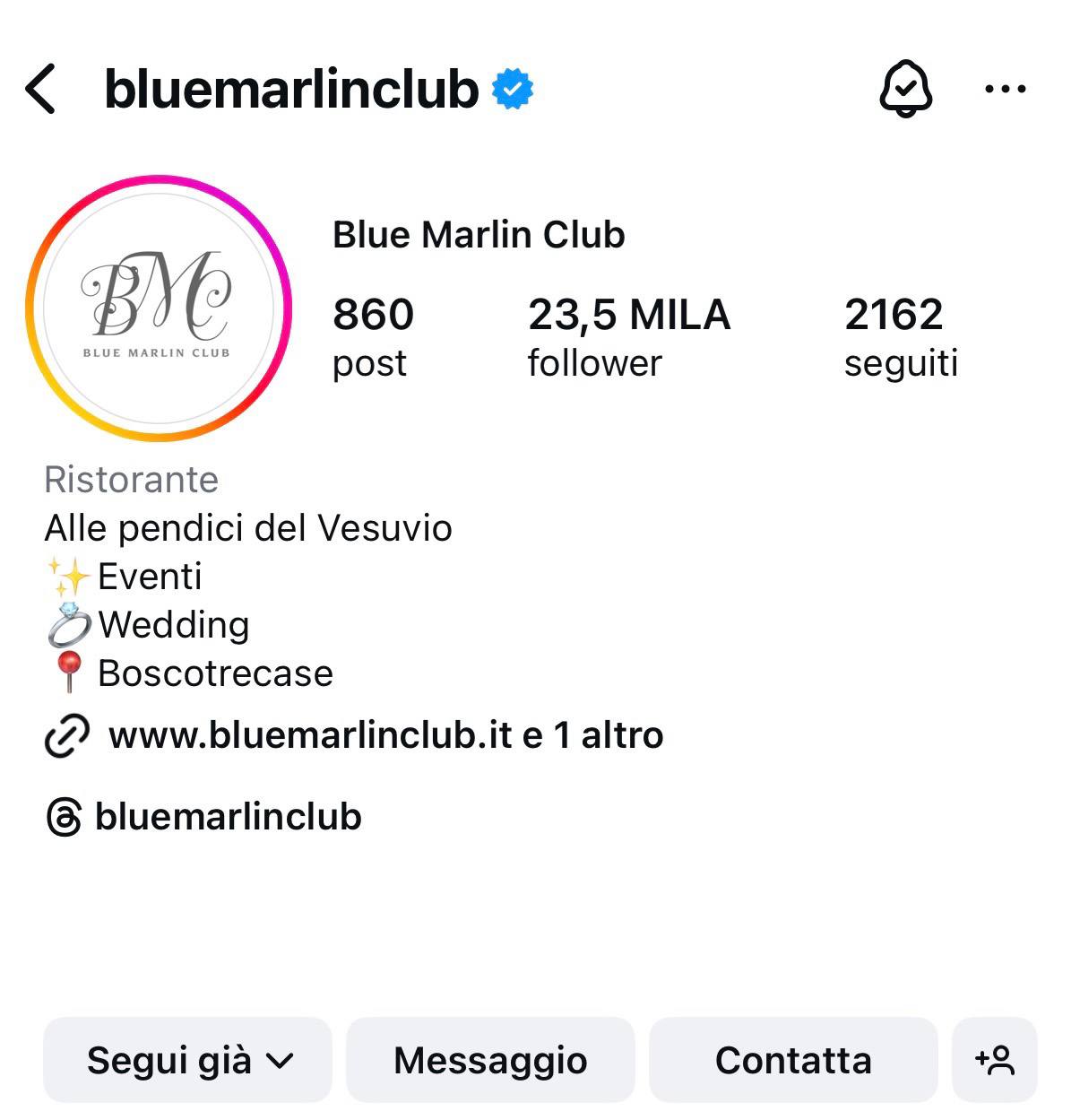 Blue Marlin Club Boscotrecase (NA)