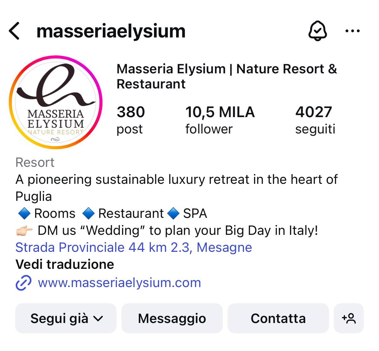 Masseria Elysium Mesagne (BR)