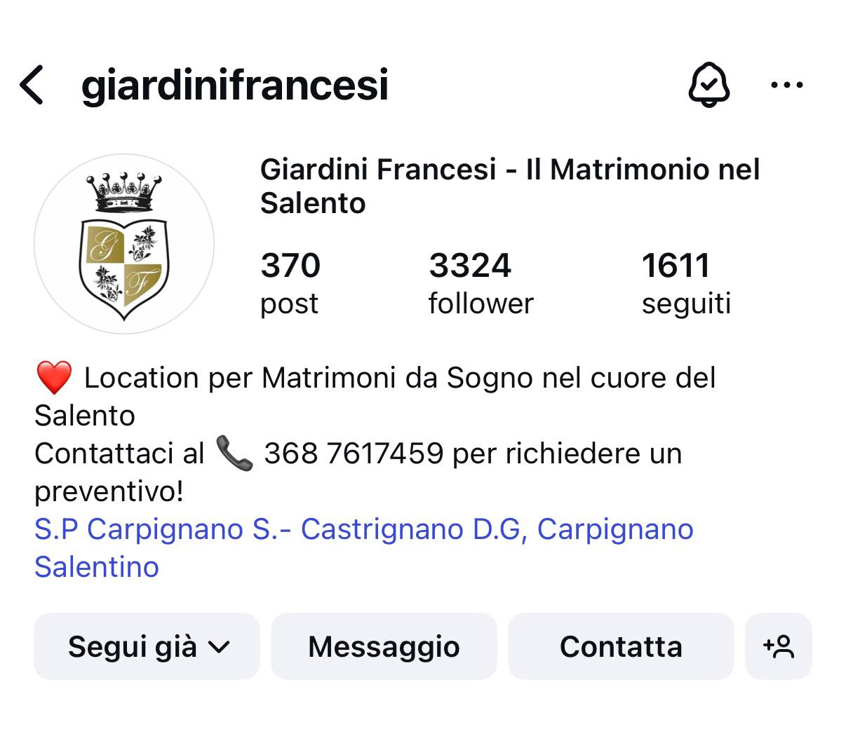 Giardini Francesi Carpignano Salentino (LE)